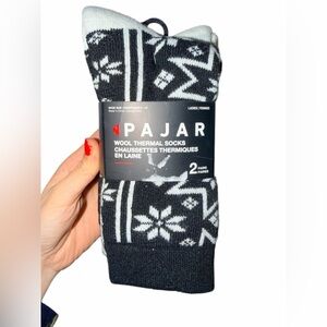 PAJAR Wool Thermal Socks 2 Pairs Women’s Fits Sizes 6-10 BRAND NEW Warm 4 Winter
